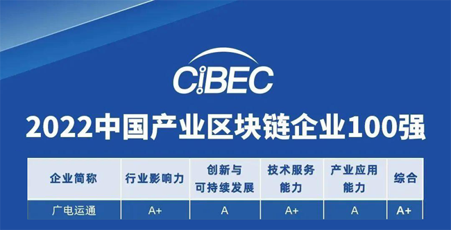 釋放發(fā)展新動(dòng)能，廣電運(yùn)通區(qū)塊鏈領(lǐng)域獲多項(xiàng)榮譽(yù)